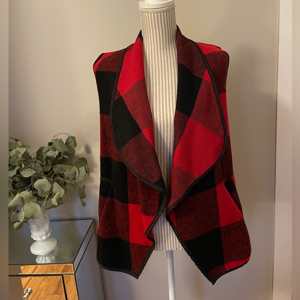 Amazon plaid vest